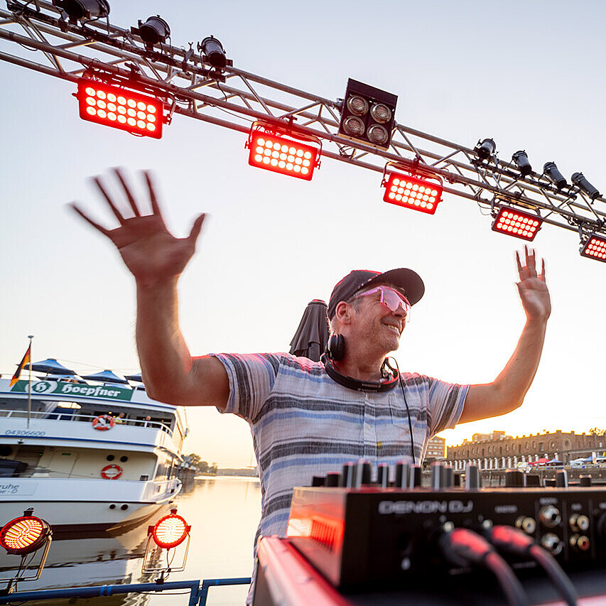 DJ Michael Spleth bei KUHG Afterwork-Party